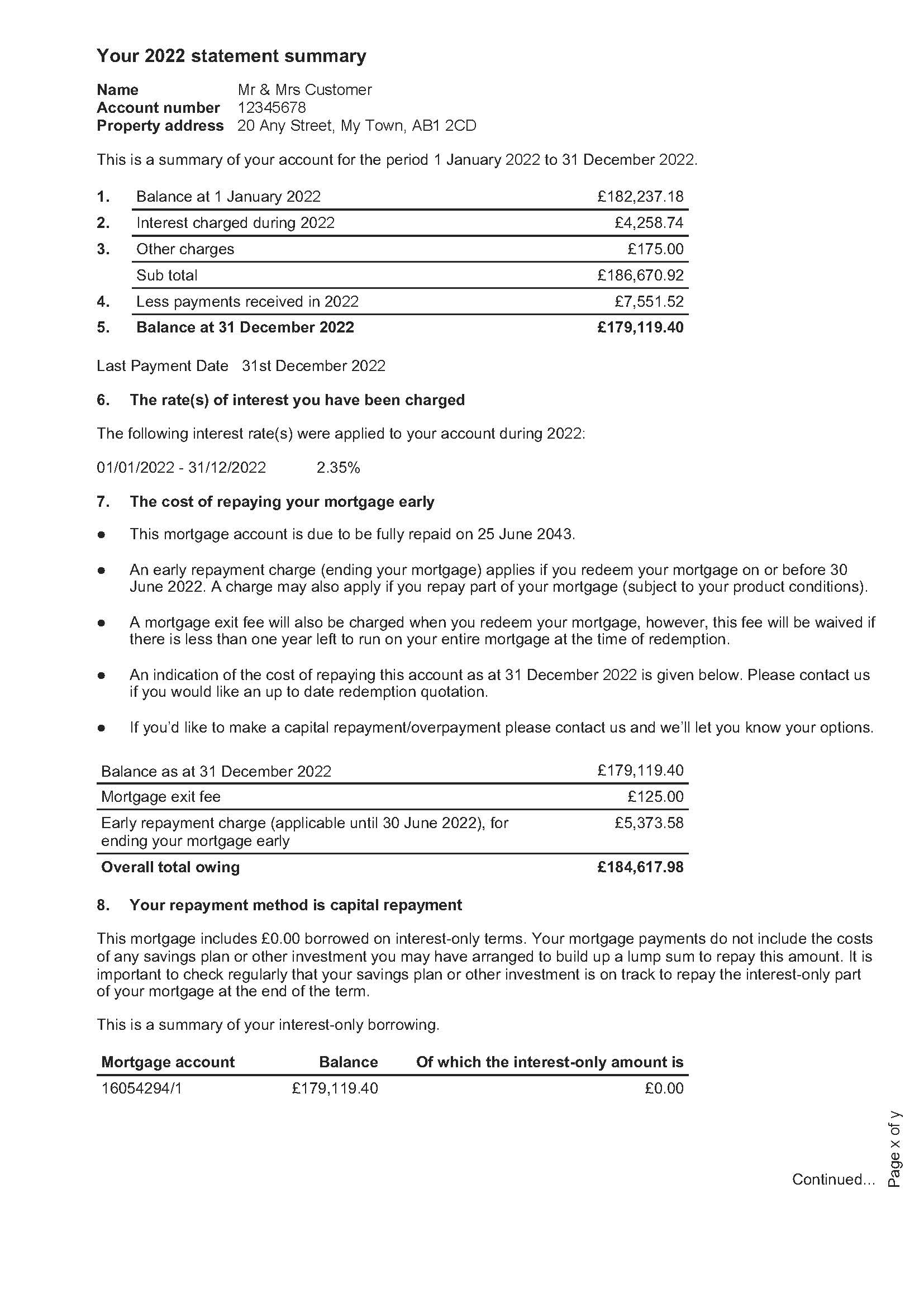 Mortgage Statements Understanding Your Mortgage Statement